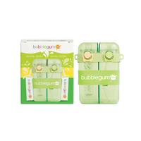 Bubblegum 760ml Kids Twin Spout Water/Juice Bottle - GREEN