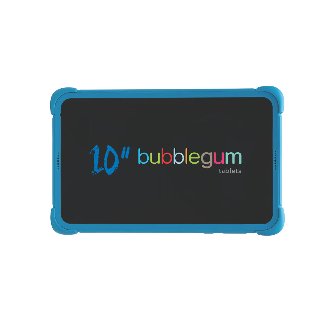 Bubblegum 10" Junior Tablet Festive Bundle - Blue