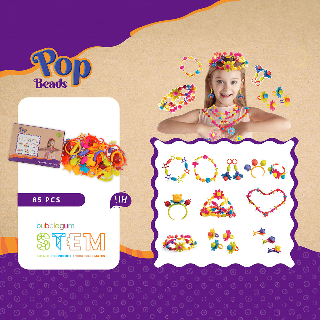 Pop Beads 85 PCS Small Box