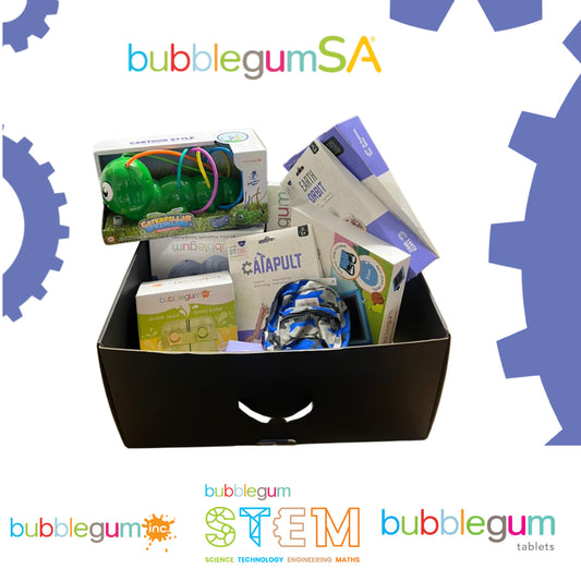 Bubblegum 10" Junior Tablet Festive Bundle - Blue