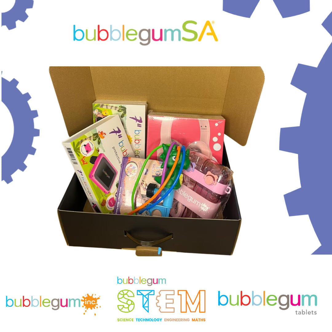 Bubblegum 7" Junior Tablet Festive Bundle - Pink
