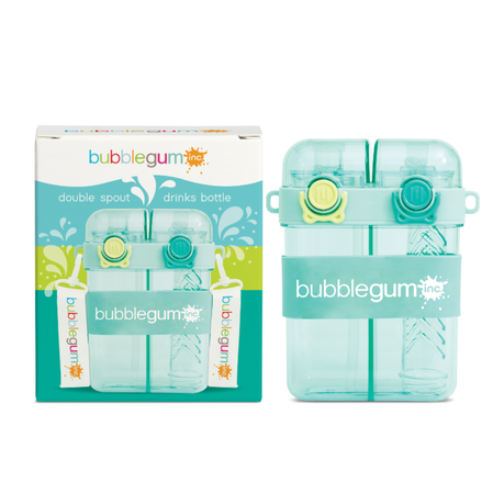 Bubblegum 760ml Kids Twin Spout Water/Juice Bottle - BLUE