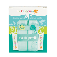 Bubblegum 760ml Kids Twin Spout Water/Juice Bottle - BLUE